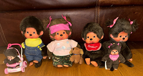 Monchhichi monkey plush soft - monkey,