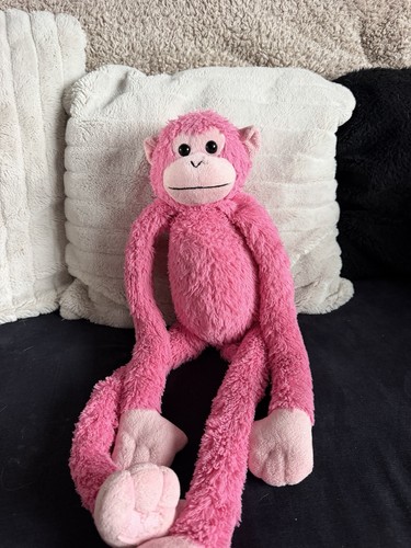 Pink hanging monkey soft - soft, toy