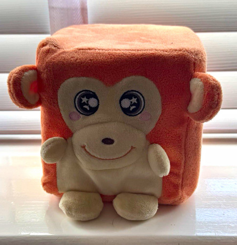 Monkey plush cube soft - monkey, toy