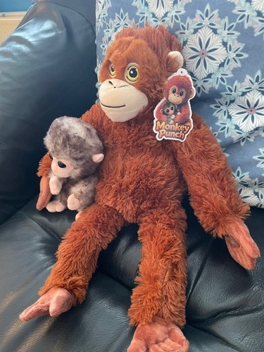 Punch monkey plush with - punch,