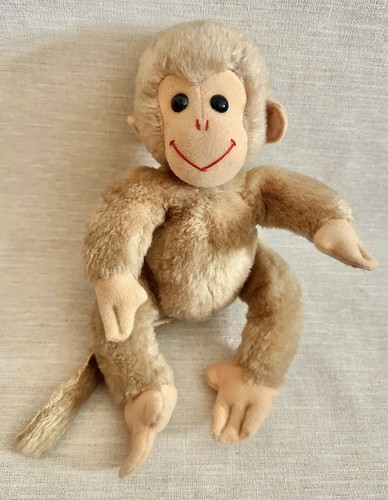 Monkey soft toy - vintage, 70s