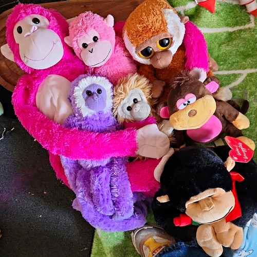 Mixed brand monkey plush - brand, soft