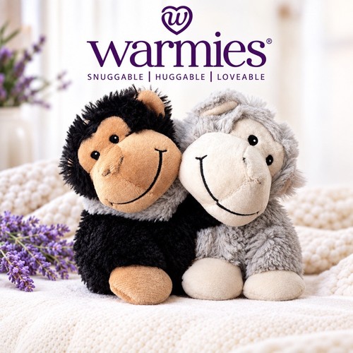 Warmies plush monkeys - monkeys, x2