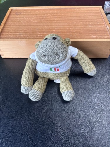 Tips tea knitted monkey - tea,