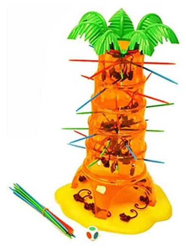 Falling tumbling monkey family - tumbling,