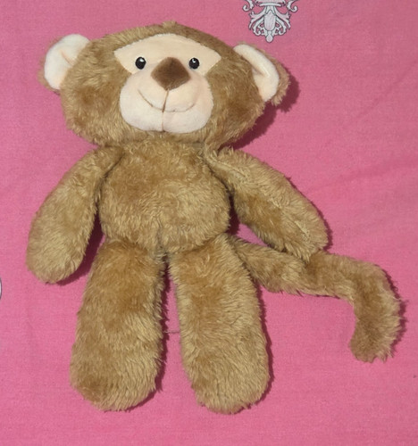 Cute monkey teddy bear plush - monkey,