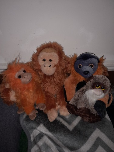 Plush monkey ape bundle - ,ape, 4