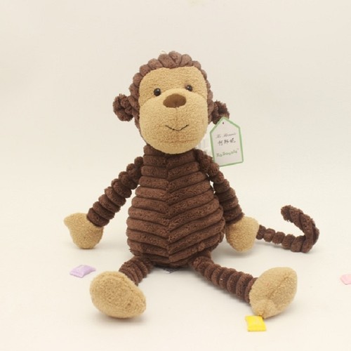 Striped monkey plush toy - monkey,