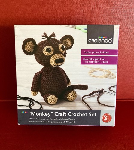Crochet toy monkey craft - toy,
