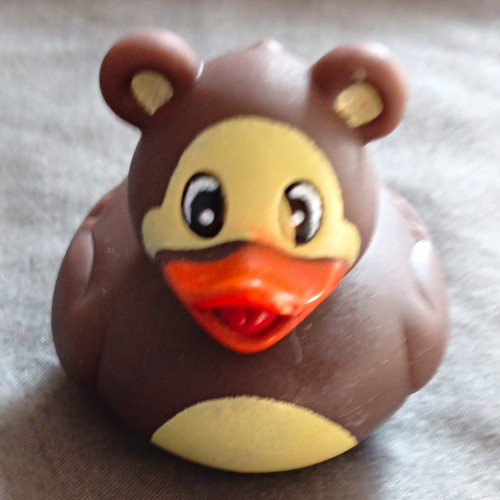 Monkey duck bath toy figure - monkey,