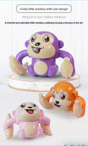 Electric rolling monkey toy - rolling,