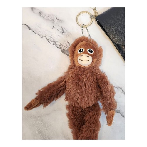 Orangutan monkey plush - monkey, keyring