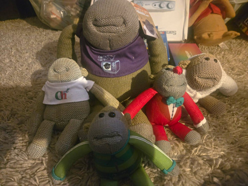 Tips monkey plush - monkey,