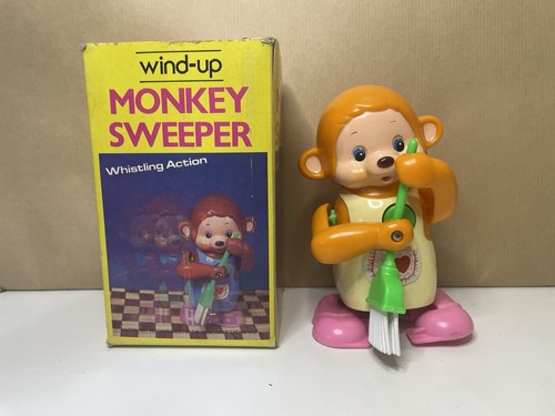 Vintage wind monkey sweeper - vintage,