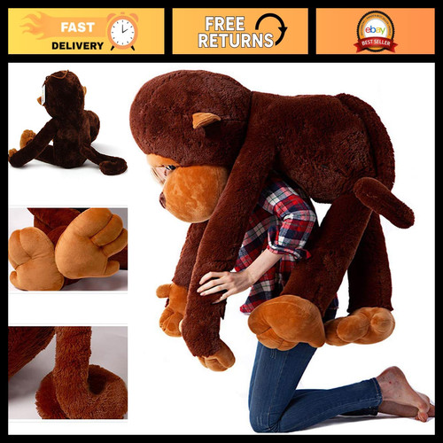 Giant plush monkey cuddle toy - plush,