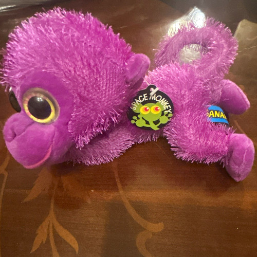 Purple space monkey plush - purple,