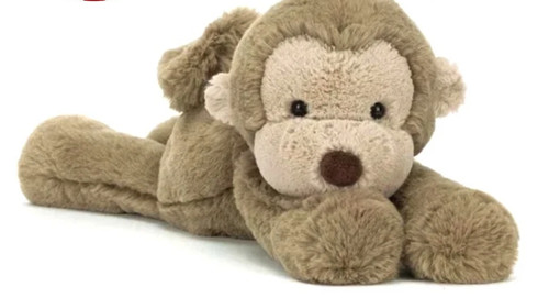 52cm lying monkey plush - ,