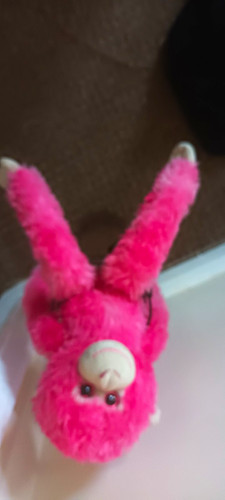 Pink plush monkey - pink,